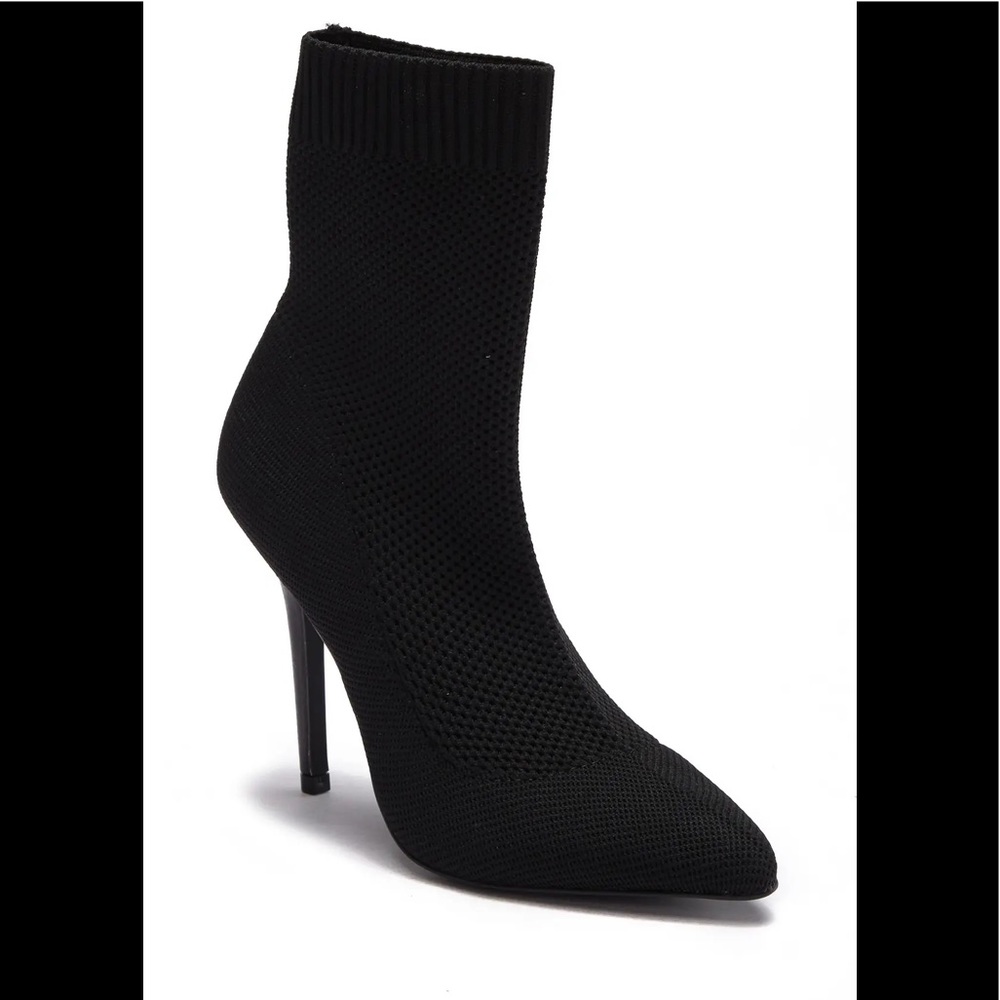 Charles David Sock Booties 8 1/2 - black